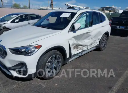 BMW X1 2022 vin WBXJG7C0XN5V35984 from auto auction Iaai