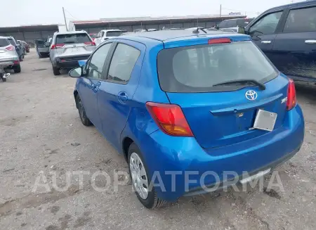 TOYOTA YARIS 2015 vin VNKKTUD36FA024647 from auto auction Iaai