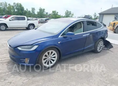 TESLA MODEL X 2017 vin 5YJXCBE21HF065612 from auto auction Iaai