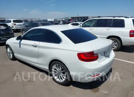 BMW 228I 2015 vin WBA1F5C51FV256454 from auto auction Iaai