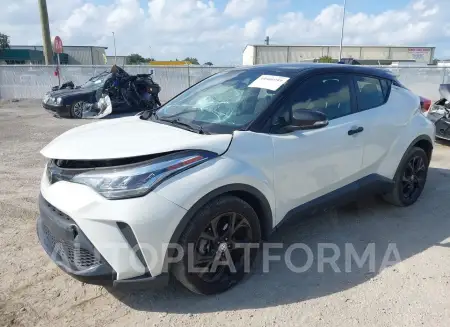 TOYOTA C-HR 2021 vin JTNKHMBX8M1103763 from auto auction Iaai