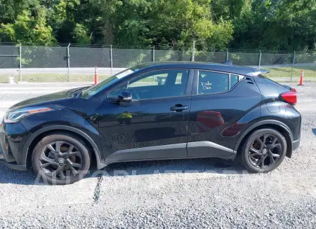 TOYOTA C-HR 2021 vin JTNKHMBX5M1102389 from auto auction Iaai