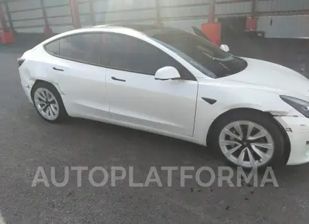 TESLA MODEL 3 2021 vin 5YJ3E1EA7MF030609 from auto auction Iaai