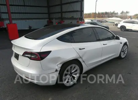 TESLA MODEL 3 2021 vin 5YJ3E1EA7MF030609 from auto auction Iaai