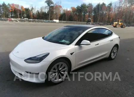 TESLA MODEL 3 2021 vin 5YJ3E1EA7MF030609 from auto auction Iaai