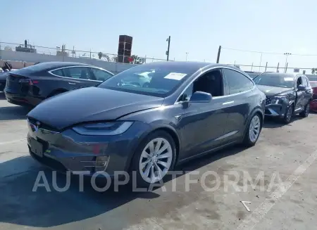 TESLA MODEL X 2020 vin 5YJXCAE2XLF235971 from auto auction Iaai