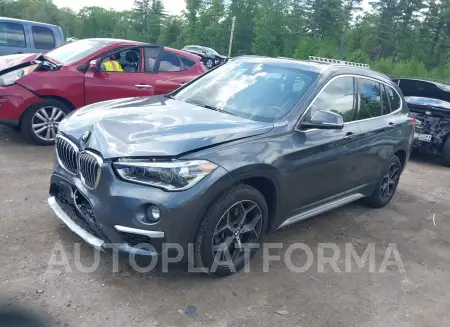 BMW X1 2019 vin WBXHT3C55K3H36376 from auto auction Iaai