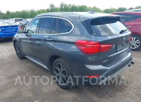 BMW X1 2019 vin WBXHT3C55K3H36376 from auto auction Iaai