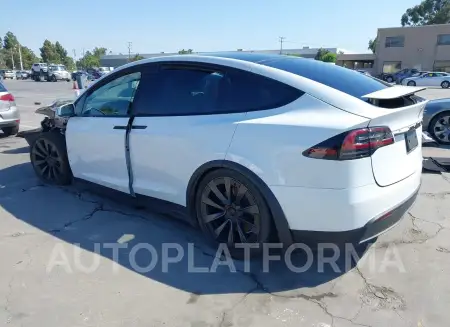 TESLA MODEL X 2022 vin 7SAXCBE53NF362843 from auto auction Iaai