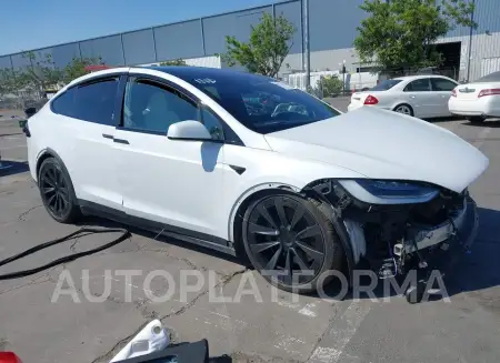 TESLA MODEL X 2022 vin 7SAXCBE53NF362843 from auto auction Iaai