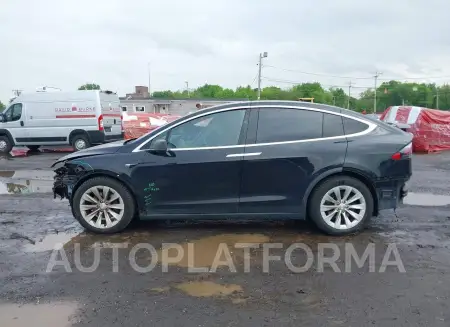 TESLA MODEL X 2017 vin 5YJXCDE23HF029562 from auto auction Iaai