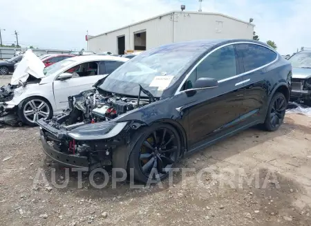 TESLA MODEL X 2017 vin 5YJXCAE20HF075364 from auto auction Iaai