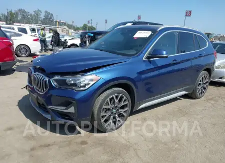 BMW X1 2021 vin WBXJG7C08M5S56337 from auto auction Iaai