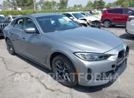 BMW I4 2024 2024 vin WBY43AW07RFS76433 from auto auction Iaai