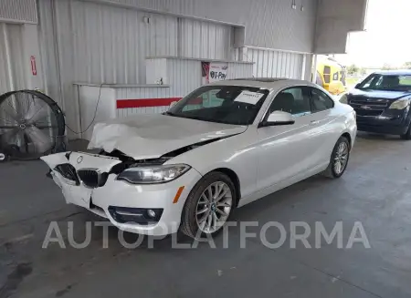 BMW 228I 2016 vin WBA1F9C53GV544369 from auto auction Iaai