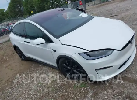 TESLA MODEL X 2024 vin 7SAXCDE5XRF436373 from auto auction Iaai