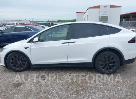 TESLA MODEL X 2024 vin 7SAXCDE5XRF436373 from auto auction Iaai