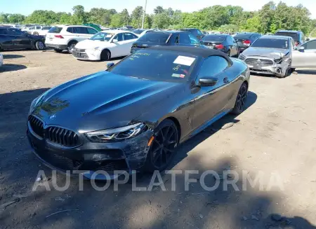 BMW M850I 2019 vin WBAFY4C54KBX39023 from auto auction Iaai