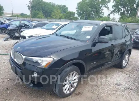 BMW X3 2016 vin 5UXWX9C52G0D83548 from auto auction Iaai