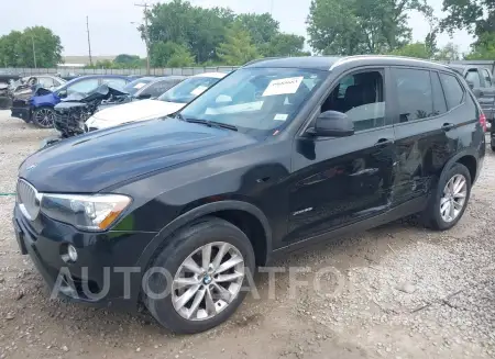 BMW X3 2016 vin 5UXWX9C52G0D83548 from auto auction Iaai