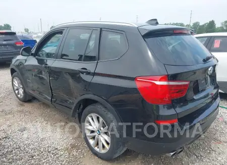 BMW X3 2016 vin 5UXWX9C52G0D83548 from auto auction Iaai