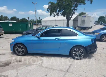 BMW 230I 2019 vin WBA2J1C58KVD10180 from auto auction Iaai