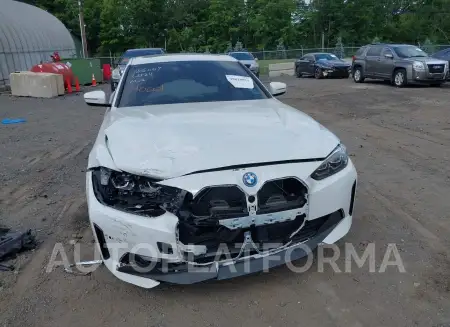 BMW I4 2023 vin WBY43AW03PFP66557 from auto auction Iaai