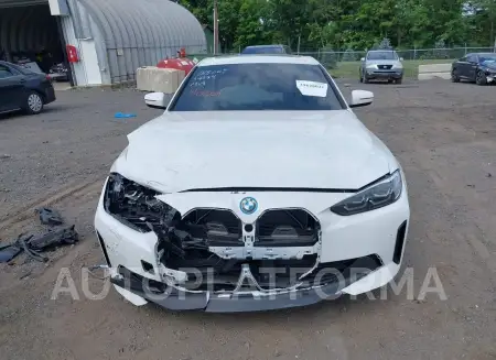 BMW I4 2023 vin WBY43AW03PFP66557 from auto auction Iaai