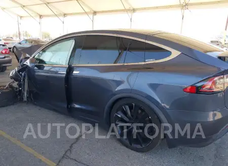 TESLA MODEL X 2020 vin 5YJXCBE2XLF300615 from auto auction Iaai