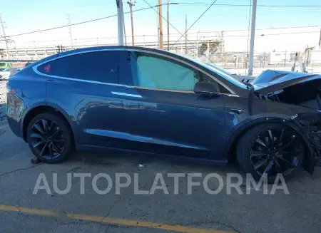 TESLA MODEL X 2020 vin 5YJXCBE2XLF300615 from auto auction Iaai