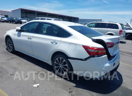 TOYOTA AVALON 2016 vin 4T1BK1EB3GU201022 from auto auction Iaai