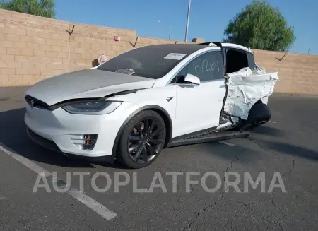 TESLA MODEL X 2021 vin 5YJXCBE21MF320351 from auto auction Iaai