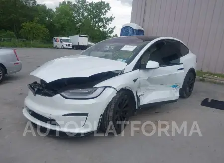 TESLA MODEL X 2022 vin 7SAXCDE58NF364616 from auto auction Iaai