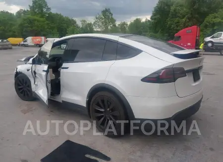 TESLA MODEL X 2022 vin 7SAXCDE58NF364616 from auto auction Iaai