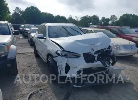 BMW X3 2024 2024 vin 5UX43DP09R9U65275 from auto auction Iaai