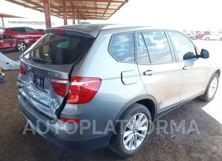 BMW X3 2017 vin 5UXWZ7C51H0T44074 from auto auction Iaai