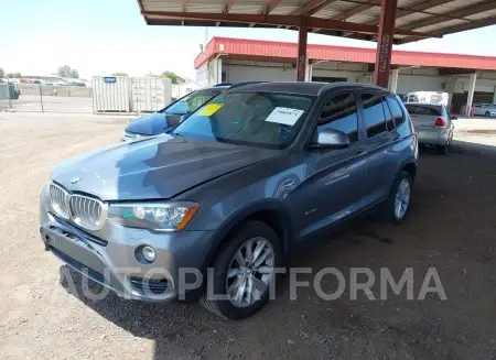 BMW X3 2017 vin 5UXWZ7C51H0T44074 from auto auction Iaai