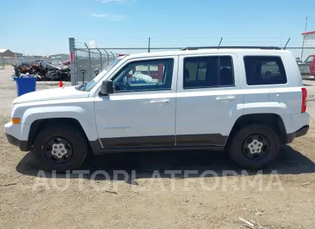 JEEP PATRIOT 2017 vin 1C4NJPBA1HD150060 from auto auction Iaai