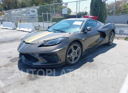 CHEVROLET CORVETTE STINGRAY 2021 vin 1G1YB2D40M5110151 from auto auction Iaai