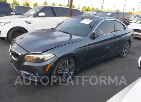 BMW 230I 2017 vin WBA2H9C38HV642571 from auto auction Iaai