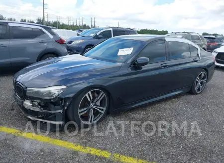 BMW 740I 2016 vin WBA7E2C54GG548178 from auto auction Iaai