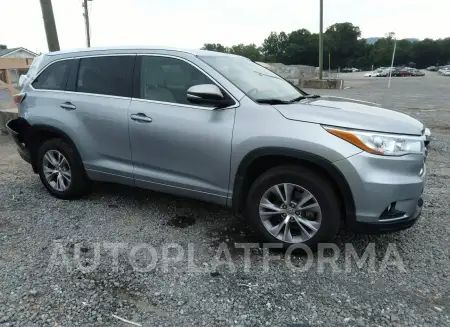 TOYOTA HIGHLANDER 2015 vin 5TDJKRFH5FS091353 from auto auction Iaai