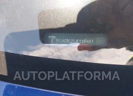 TESLA MODEL X 2018 vin 5YJXCBE21JF139407 from auto auction Iaai