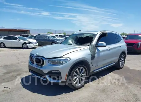 BMW X3 2018 vin 5UXTR9C51JLC83458 from auto auction Iaai