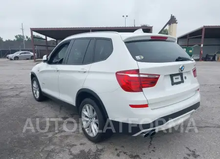 BMW X3 2017 vin 5UXWX9C59H0D97433 from auto auction Iaai