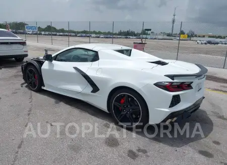 CHEVROLET CORVETTE STINGRAY 2023 vin 1G1YB3D40P5138266 from auto auction Iaai