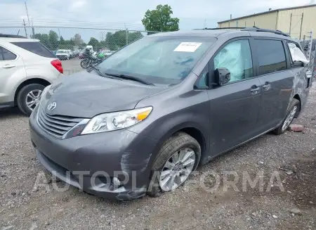 TOYOTA SIENNA 2015 vin 5TDDK3DC8FS115176 from auto auction Iaai