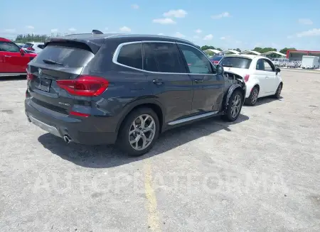 BMW X3 2020 vin 5UXTY3C01L9B78844 from auto auction Iaai