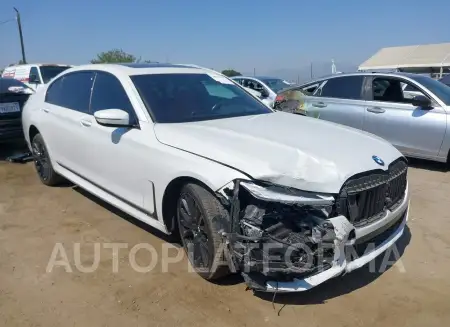 BMW 750 2022 2022 vin WBA7U2C04NCH09899 from auto auction Iaai