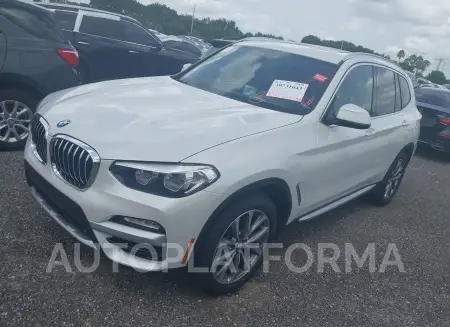 BMW X3 2019 vin 5UXTR7C5XKLF33608 from auto auction Iaai